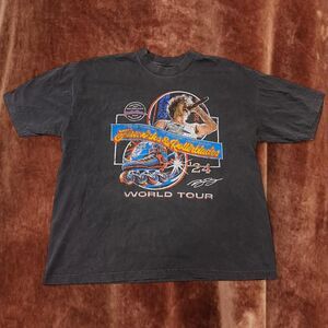 Benson Boone Music Festival Tour Graphic Tee Retro Style Grey XL